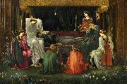 Edward Burne-Jones The Last Sleep of Arthur in Avalon oil on canvas